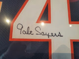 Gale Sayers Full-Size Framed and Signed Jersey, JSA Authenticated