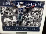 Emmitt Smith Signed Framed Photo JSA COA /2000