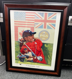 Tiger Woods A Championship Season Signed Art Print /2001