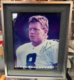 Troy Aikman Signed Framed 8X10 JSA COA