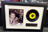 Billy Cannon Signed Framed Photo With Signed Record JSA COA