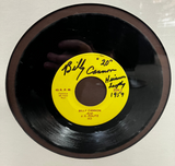 Billy Cannon Signed Framed Photo With Signed Record JSA COA