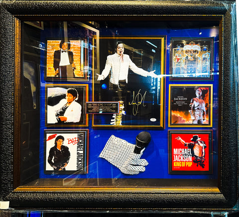 Michael Jackson Comm with Glove and Microphone