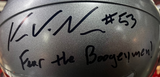 Kyle Van Noy Signed Mini Helmet Inscribed "Fear The Boogeyman"