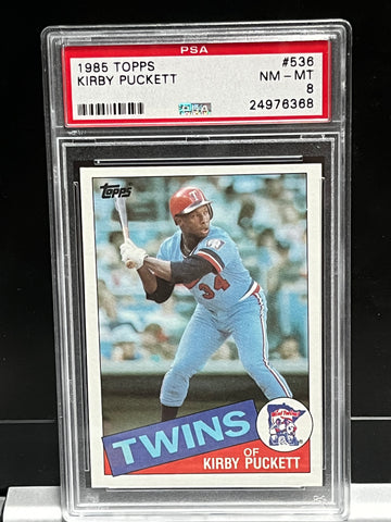 Kirby Puckett 1985 Topps Trading Card