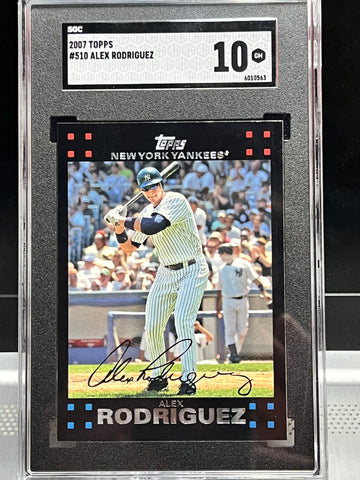 Alex Rodriguez 2007 Topps Trading Card