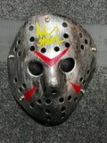 Ari Lehman Signed Jason Grey Mask Inscribed “Jason 1” Beckett COA