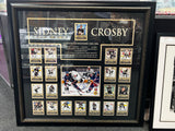 Sydney Crosby Signed Framed Photo with cards