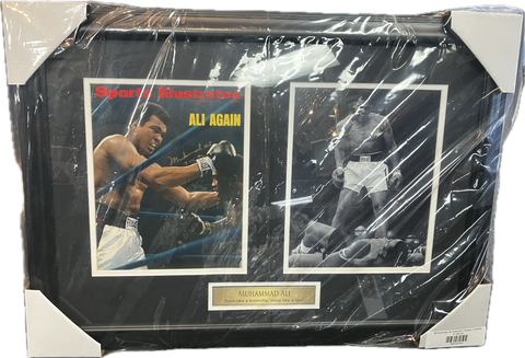 Muhammad Ali Authentic Framed 2-photos