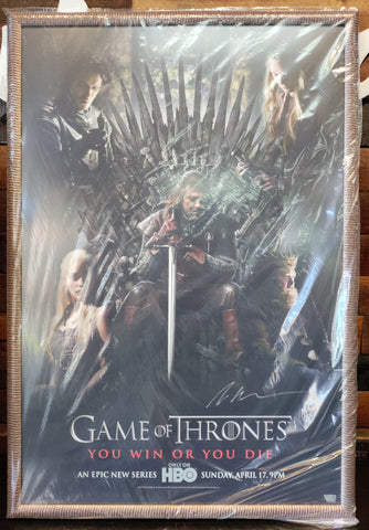 Peter Dinklage Signed Framed Game of Thrones Poster Fanatics Authenticated