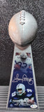 Tony Dorsett Signed Lombardi Replica Trophy Beckett COA