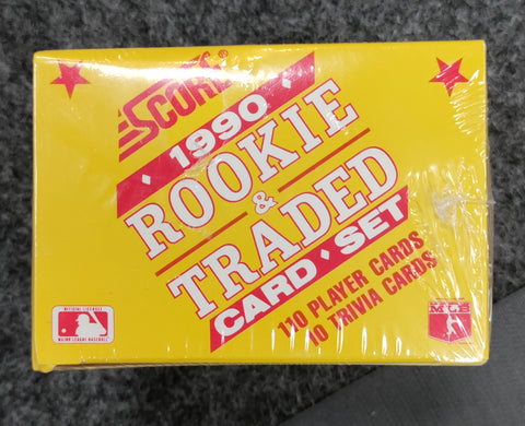 Score 1990 Rookie & Traded card set
