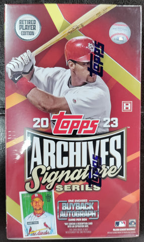 Topps Baseball 2023 Archives Signature Series Hobby (Retired Player Edition)