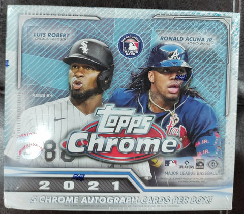 Topps Chrome 2021 Baseball Hobby Box