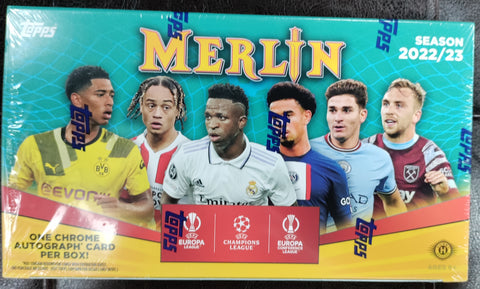 Topps Merlin 2022/23 Soccer UEFA Club Competitions Hobby Box