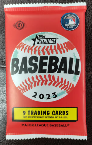 Topps Heritage 2023 Baseball Hobby Pack