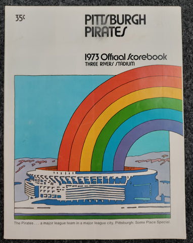 Pittsburgh Pirates 1973 Official Scorebook