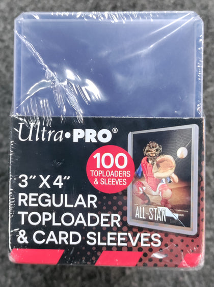 Ultra Pro Bundle W/ 100 Sleeves and 100 Regular Top Loaders