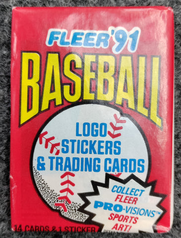 1991 Fleer Baseball Card Pack