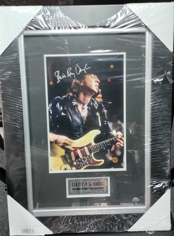 Stevie Ray Vaughan Limited Edition Facsimile Signature Photo