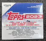 Topps Baseball 2023 Update Series Jumbo Hobby Box