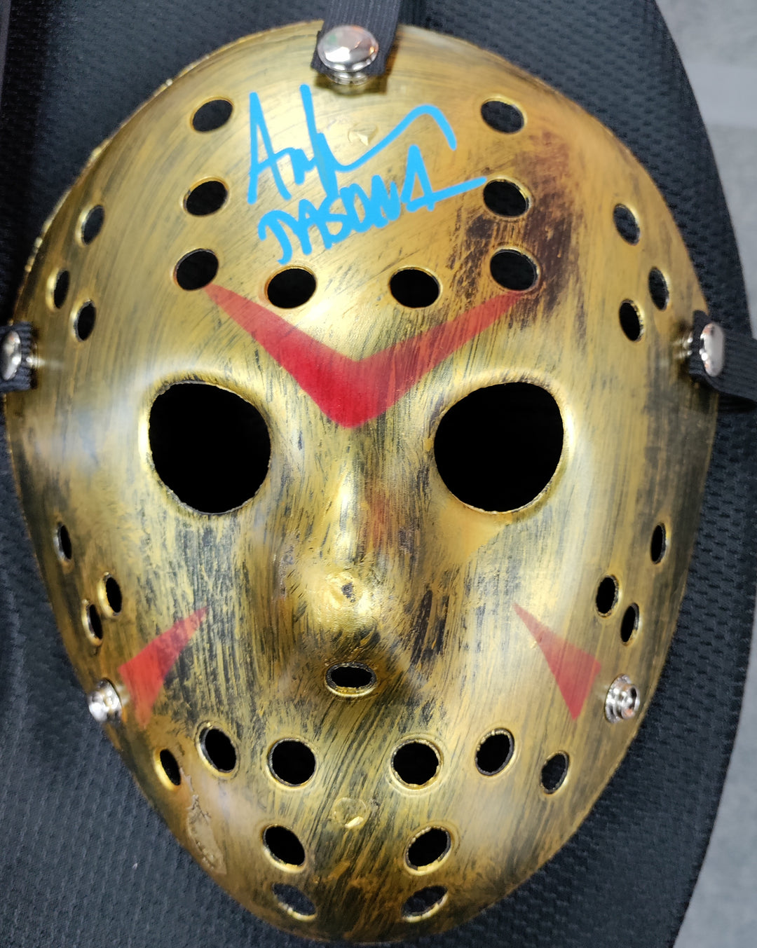 Jason Voorhees top signed Mask Friday the 13th Tom Savini Ari Lehman