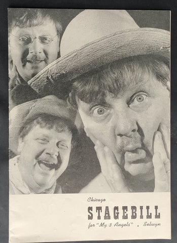 Selwyn Theatre 1954 Stagebill for "My 3 Angels"