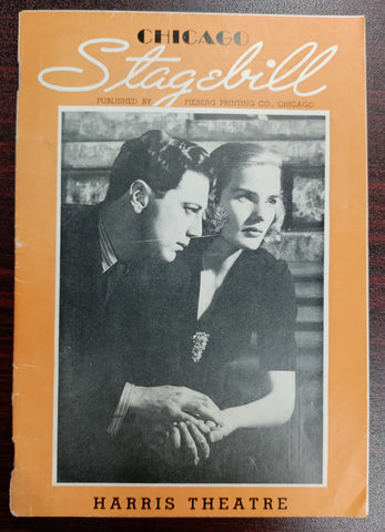 Chicago Stagebill 1938 Featuring Frances Farmer in "Golden Boy"
