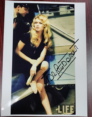Brigitte Bardot Signed 8x11 Photo PSA COA