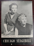 Chicago Stagebill 1953 Featuring Patricia Neal in "The Children's Hour"