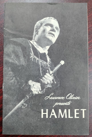 Vintage Stagebill Featuring Laurence Olivier in "Hamlet"
