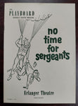 Playboard Theatre Magazine 1956 Featuring "No Time for Sergeants"