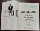 Chicago Playbill 1961 Featuring Melvyn Douglas in "The Best Man"