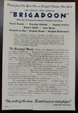 Vintage Shubert Theatre Flyer Featuring "Brigadoon"