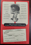 Vintage Selwyn Theatre Flyer Featuring Jose Ferrer in "Cyrano de Bergerac"