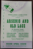 Vintage Grand Opera House Flyer Featuring "Arsenic and Old Lace"