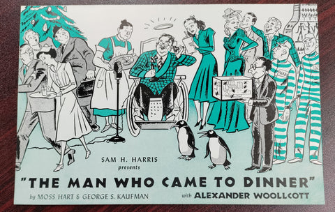 Vintage Erlanger Theatre Flyer Featuring "The Man Who Came to Dinner"