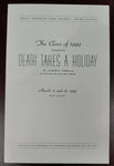 Joliet Township High School Playbill 1949 Featuring "Death Takes a Holiday"