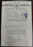 Chicago Play Series 1955-56 Season Tickets Flyer
