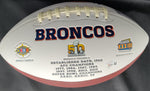 Peyton Manning Signed Broncos Logo Football Fanatics Authenticated