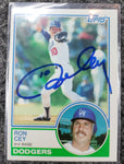 Ron Cey Signed 1983 Topps Baseball Card #15 JSA COA