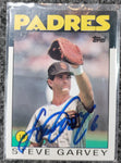 Steve Garvey Signed 1986 Topps Baseball Card #660 JSA COA