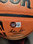 Jerry West Signed Basketball Beckett Authenticated