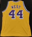 Jerry West Signed Lakers Jersey Inscribed "Mr Clutch" PSA COA