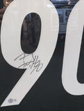 T.J. Watt Signed Framed Jersey Beckett Authenticated
