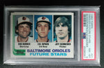 Topps Baseball 1982 Orioles Future Stars Bonner/Ripken/Schneider #21 PSA 8