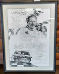 Dale Earnhardt Sr. Framed 21x26 Print /2500