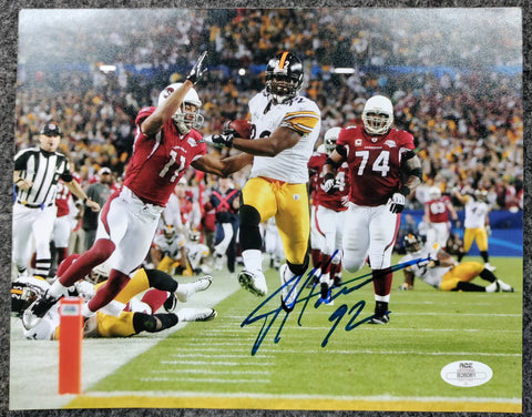 James Harrison Pittsburgh Steelers Super Bowl XLIII (43) Signed Photo