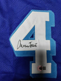 Jerry West Signed Custom Lakers Jersey (Blue) Beckett COA