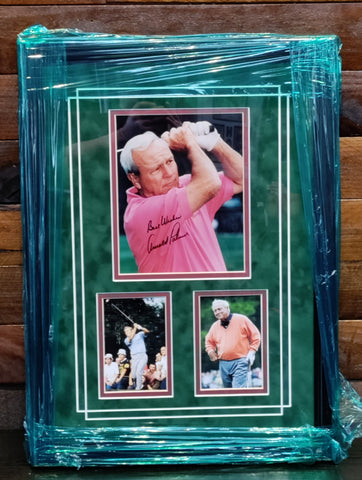 Arnold Palmer Signed Framed Photo Commemorative JSA LOA